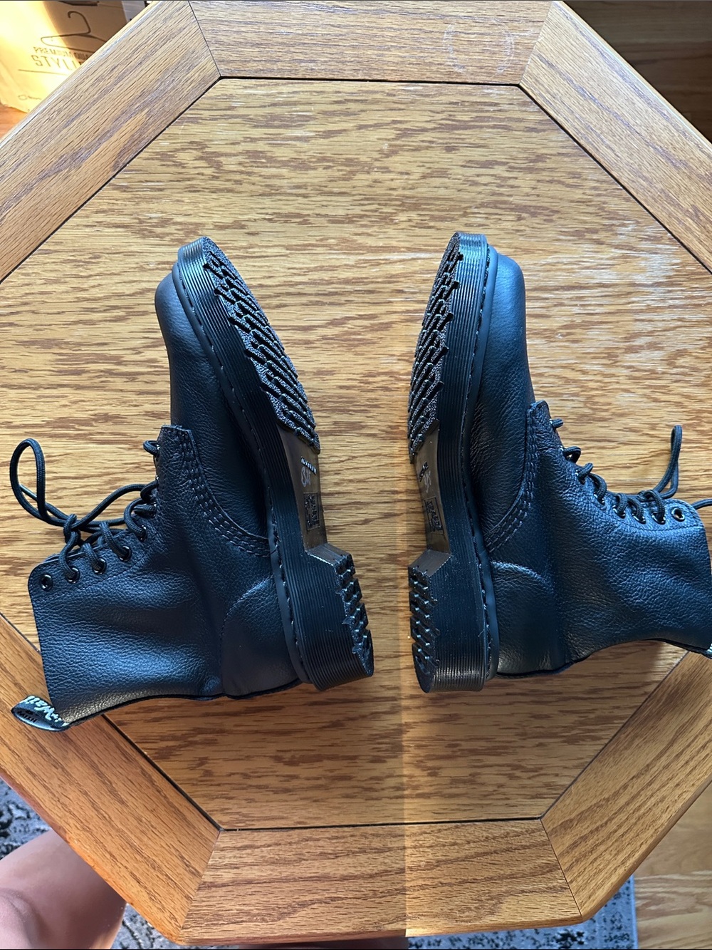 *DR. MARTENS* Men’s 1460 Pascal Virginia Leather Lace-Up Combat Boots Size 6 - Picture 13 of 15